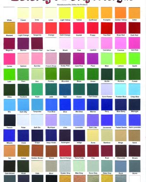 Zelcraft Acrylics – Standard Colours