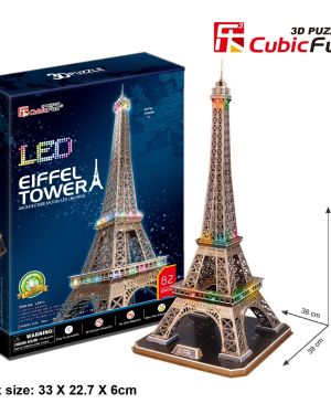 EIFFEL TOWER LED 3D PUZZLE – 84PC