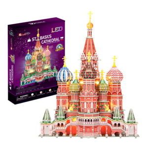 ST. BASIL'S CATHEDRAL LED 3D PUZZLE - 224PC