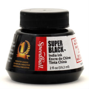 speedball super black india ink