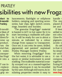 FrogzEggz Hand Mouldable Plastic