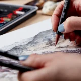 Derwent Tinted Charcoal example