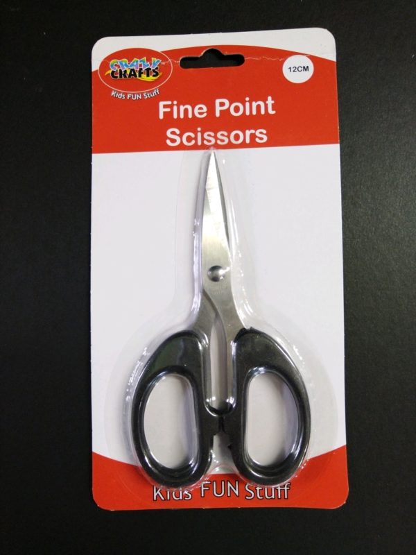 Fine point scissors