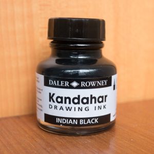 DALER ROWNEY KANDAHAR DRAWING INK - INDIAN BLACK
