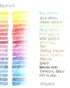 Derwent Inktense Pencils Individual Colours