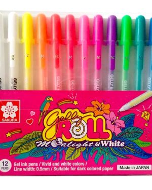 Gelly Roll Moonlight And White – Set Of 12