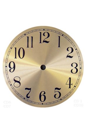 Gold Arabic Clock Dial