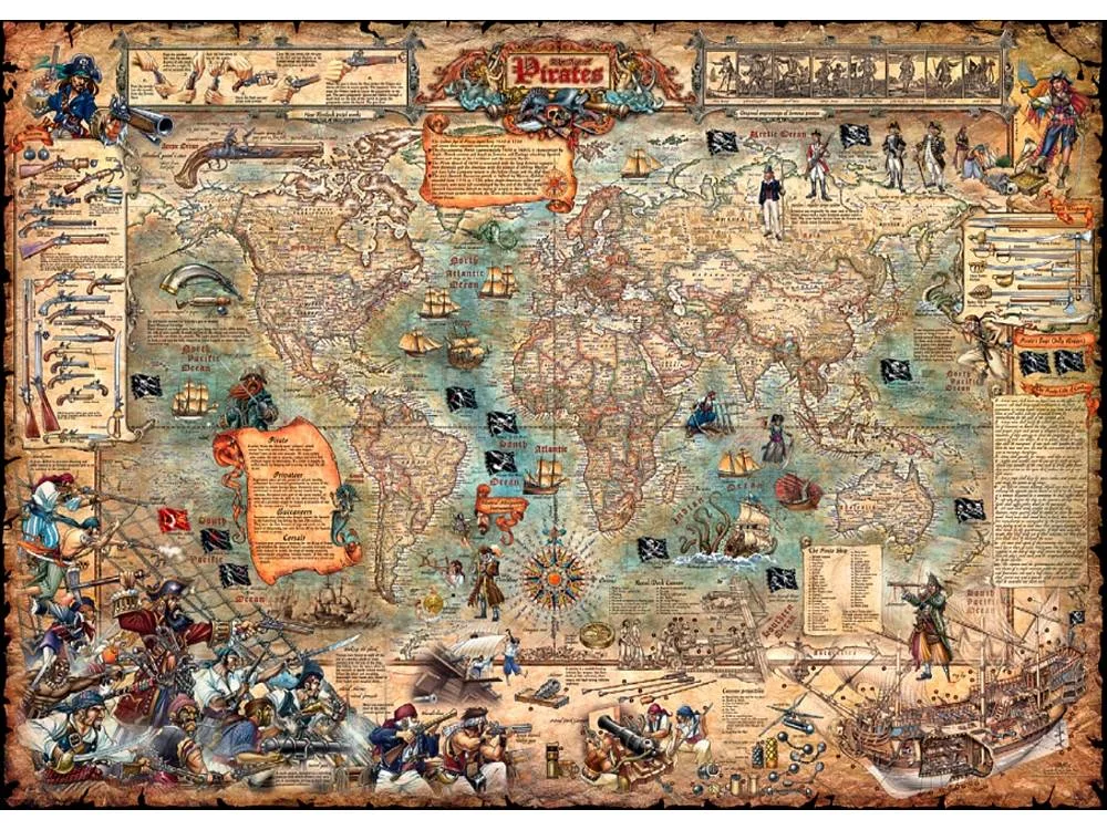 HEYE PAZZLE(2000piece) Map Art 29845 ジグソーパズル