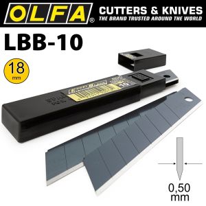 18mm Black Ultra-Sharp Snap-Off Blades