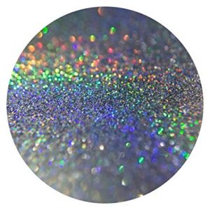 Holographic Silver Mica Glitter 10ml
