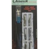 SOFT GRIP HOBBY KNIFE SET - CHISWICK