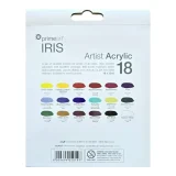 Prime Art Acrylic 18 Piece Set back