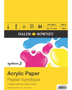 SYSTEM 3 ACRYLIC PAD – DALER ROWNEY