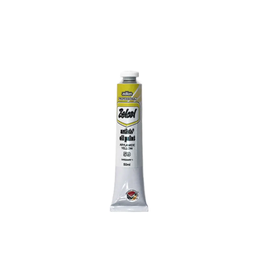 Zelcol Oil Paint 50ml - Arylamide Yellow