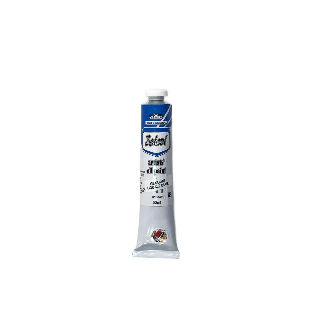Zelcol Oil Paint 50ml - Cobalt Blue (Genuine)