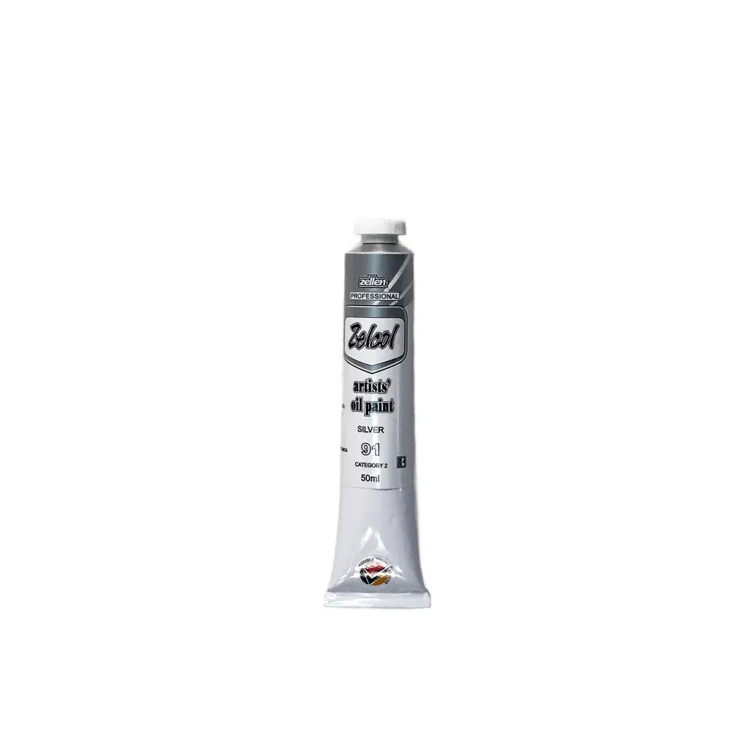 Zelcol Oil Paint 50ml - Silver