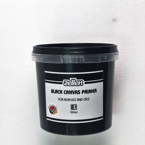 black canvas primer