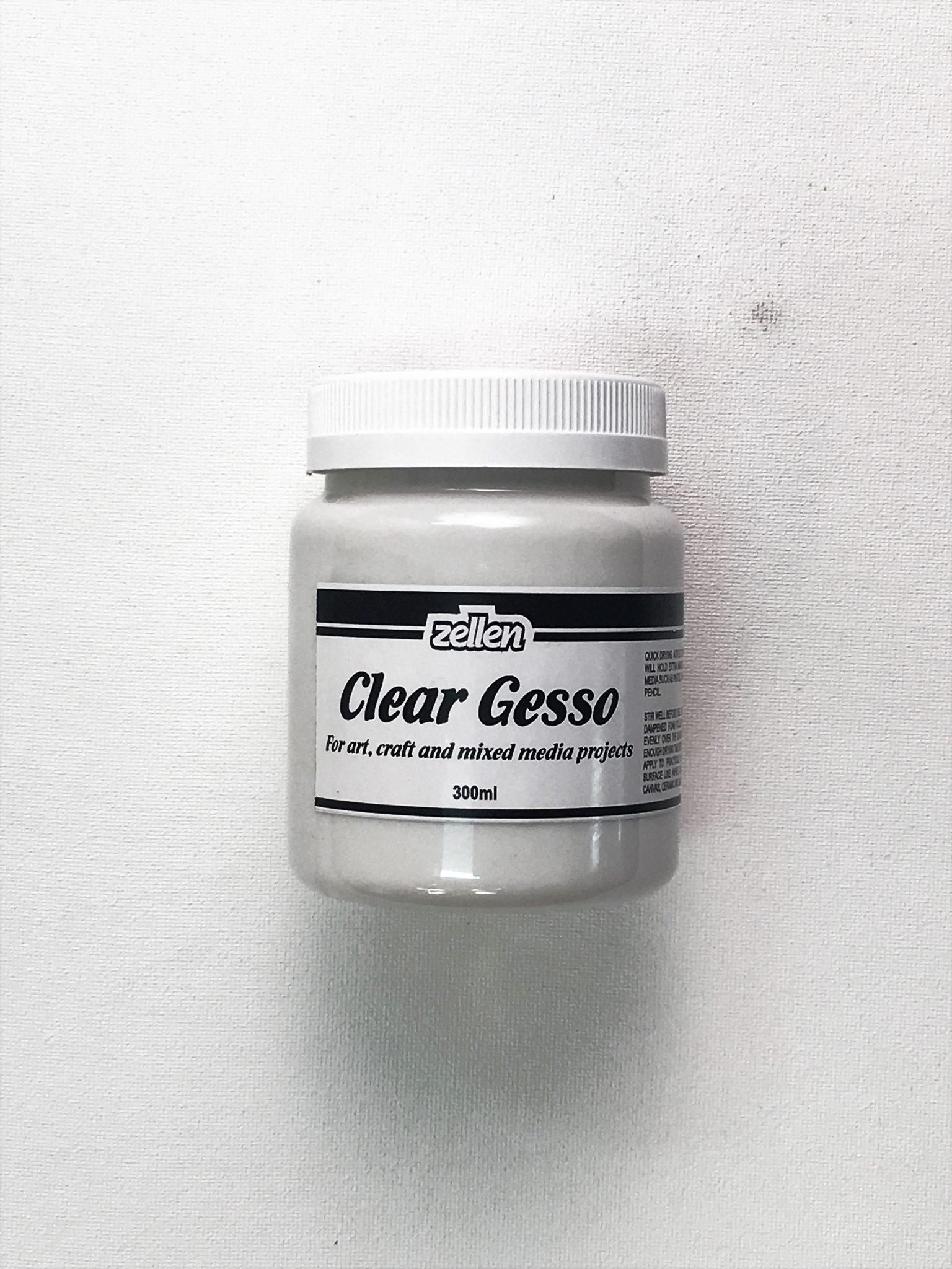 Clear gesso Zellen Crafty Arts