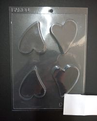 Plain Hearts PVC – Soap Mould