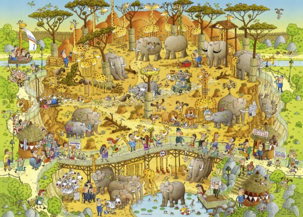 African habitat 1000pce puzzle by Heye