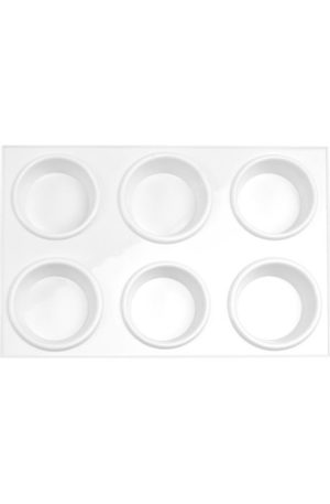 6 deep well plastic palette by Prime Art