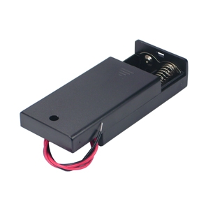 Battery holder with cover