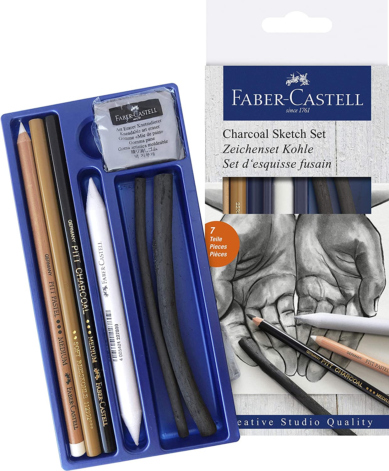 Charcoal Sketch Set Faber Castell Crafty Arts