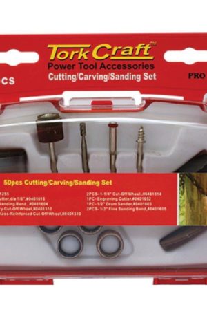 Cutting, carving and sanding set