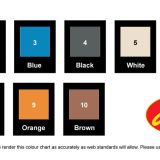 Dala Art Sand Colour Chart