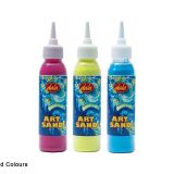 Brighly coloured Dala Art Sand