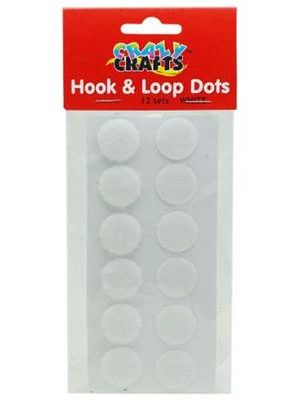 Hook and loop dots by Crazy Crafts