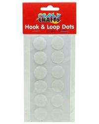 Hook & Loop Dots (20mm) – Crazy Crafts