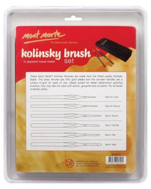 Kolinsky Brush Set – Mont Marte