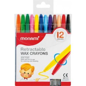Monami wax crayons