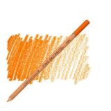 Orange pastel pencil