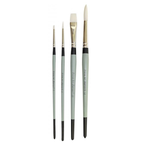 Prime Art Bianco Brushes available in round and flat