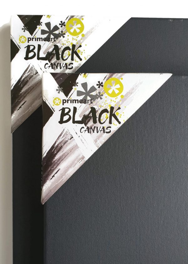 Black Primed Gallery Stretch Canvas