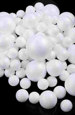 Polystyrene balls in various sizes