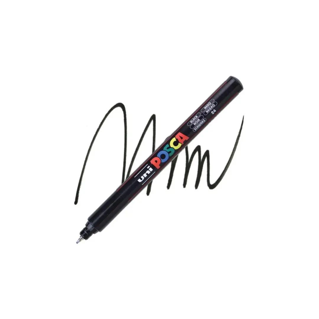 Posca Paint Markers - PC 1MR Black