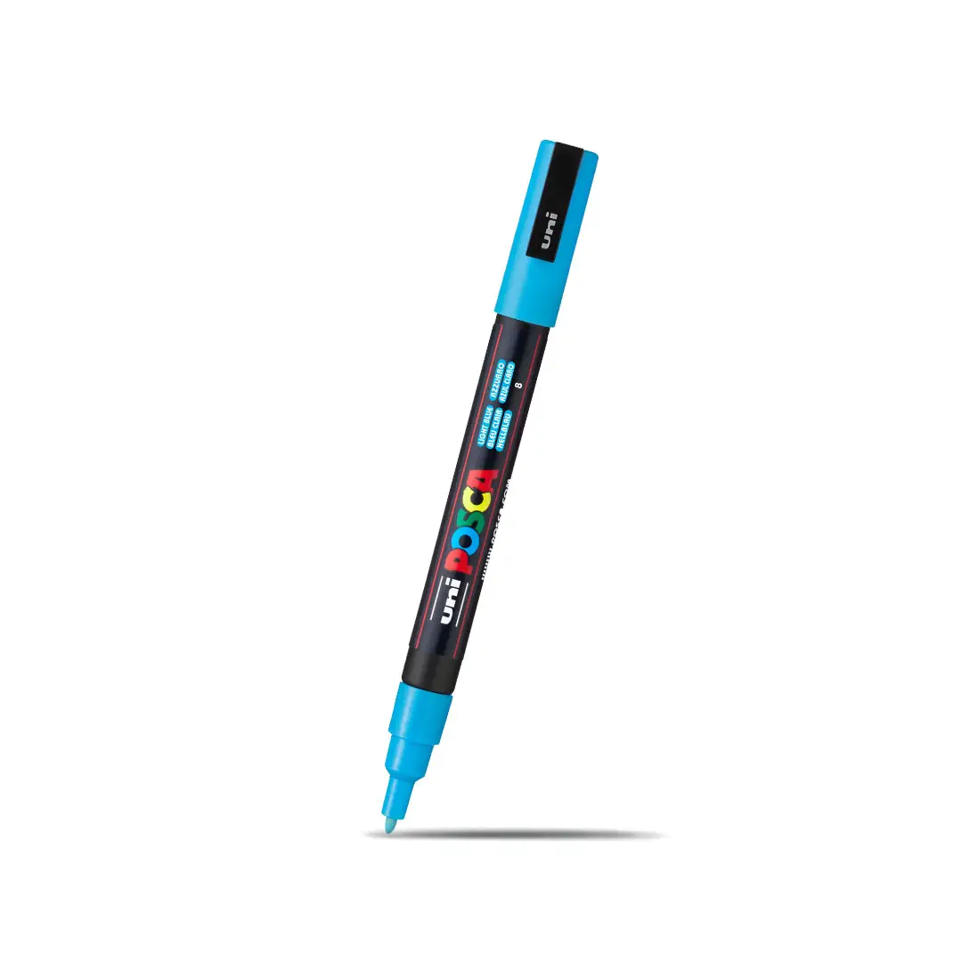 Posca Paint Markers - PC 3M Light blue
