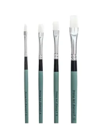 Prime Art Bianco Brushes (Round and Flat)