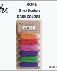 Rope Dark Colours Assorted