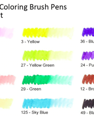 Colouring Brush Set (12 Pens) – Koi