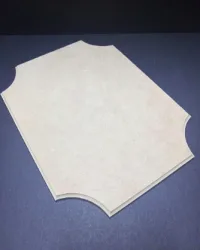 Plaque With Cut Corners