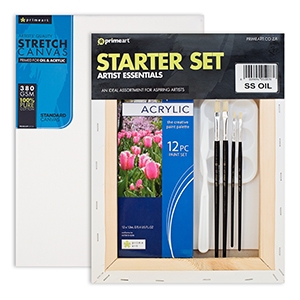 Acrylic Starter Set With Canvas