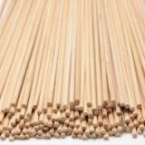 Wood Sticks Round Natural 25 Piece