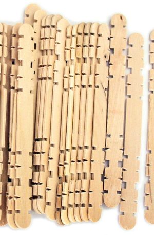 Wood Sticks Shaped Natural 50 Piece