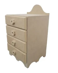 Wooden Mini Chest – 4 Drawers