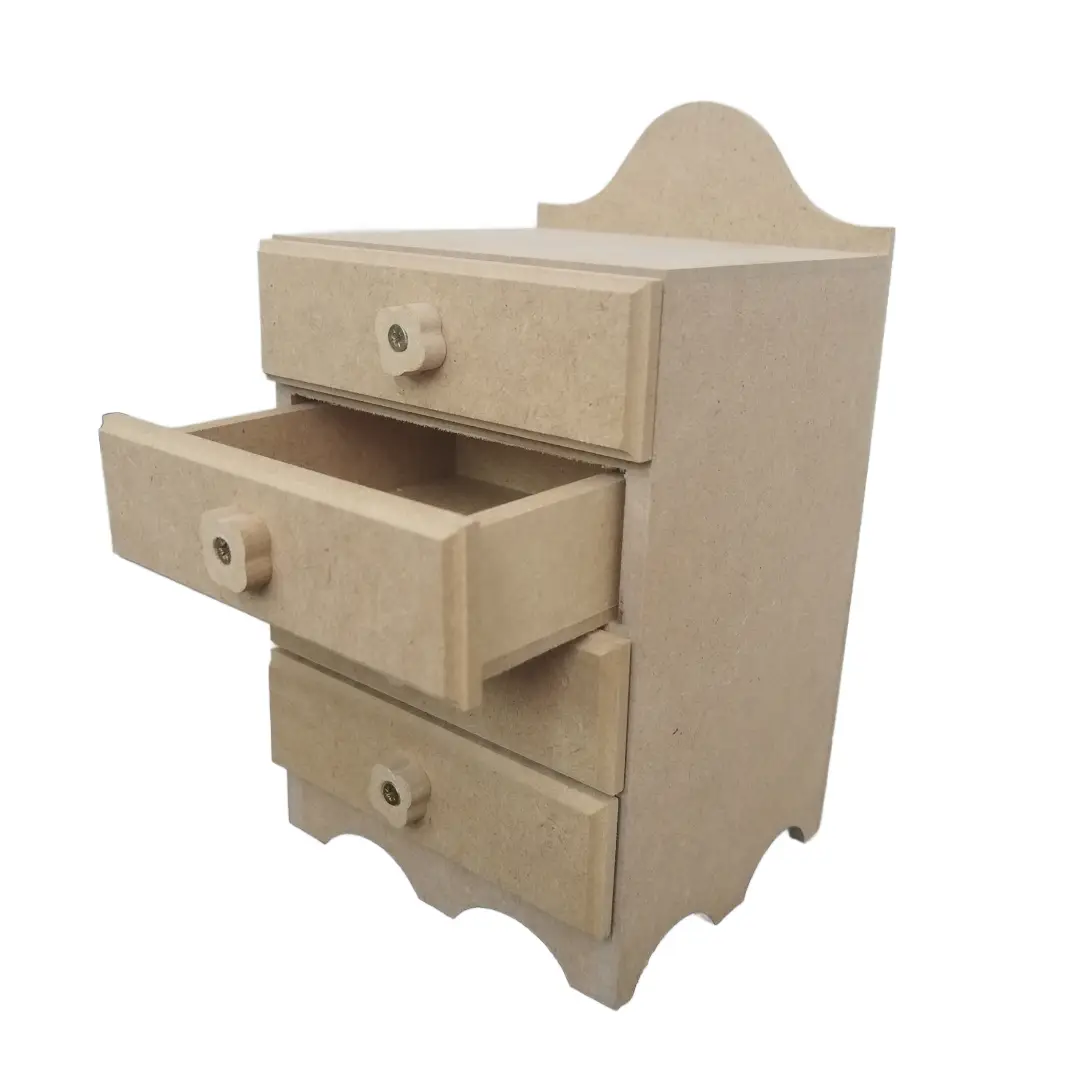Wooden Mini Chest - 4 Drawers