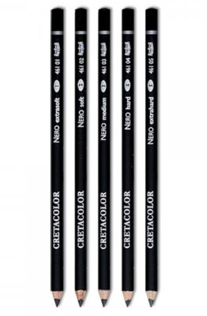 Nero oil charcoal pencils by Cretacolor